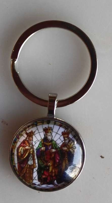 Three wise men keyring
