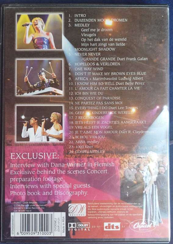 Dana Winner - 10 Year anniversary concert dvd