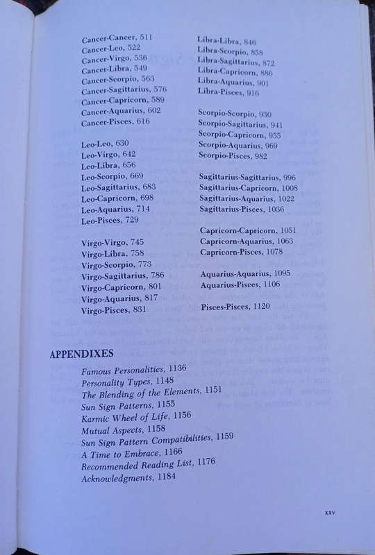 Linda Goodman's love signs