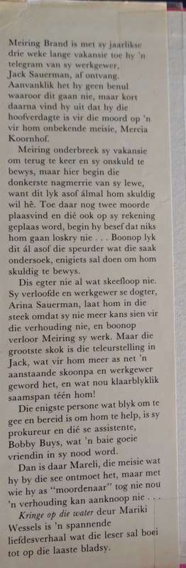 Kringe op die water deur Mariki Wessels