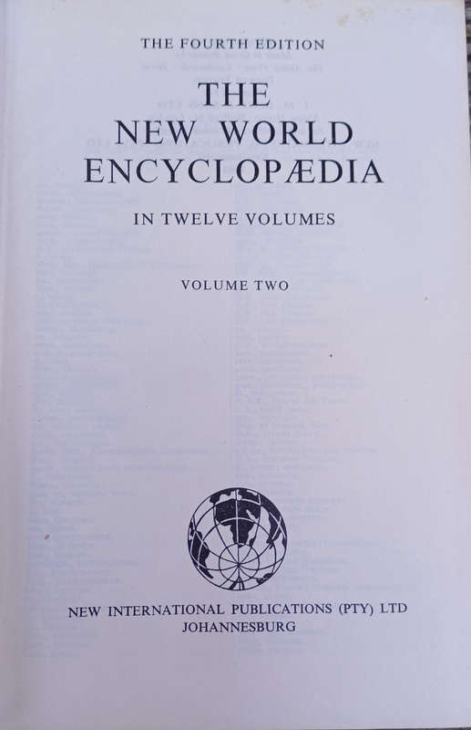 The new world encyclopaedia volume 2