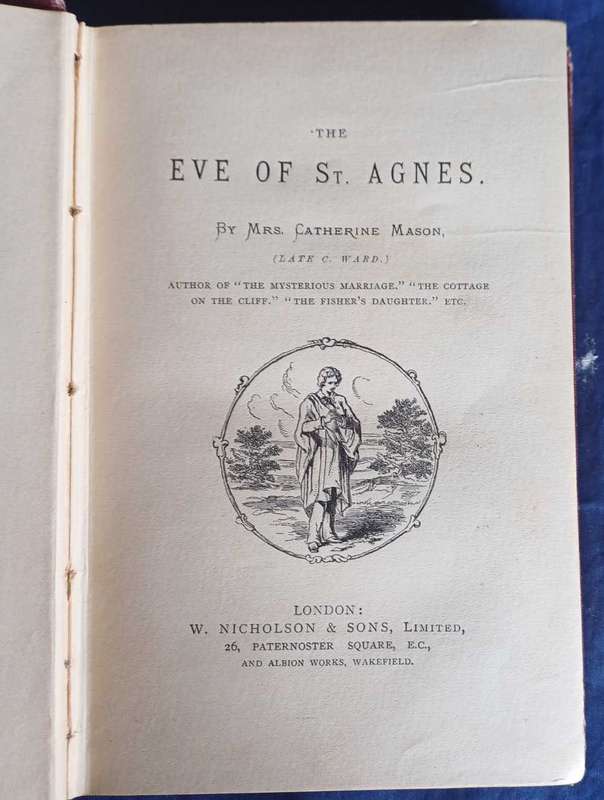 The eve of St. Agnes by mrs Catherine Mason