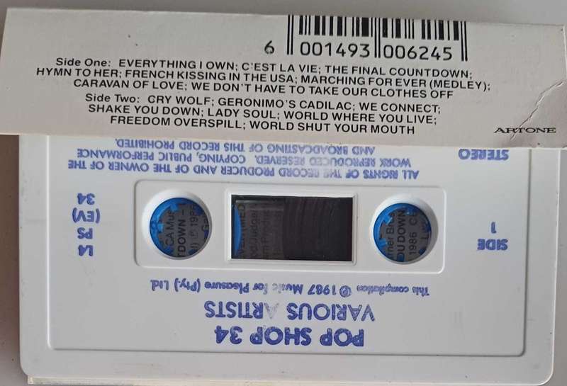Pop shop 34 tape