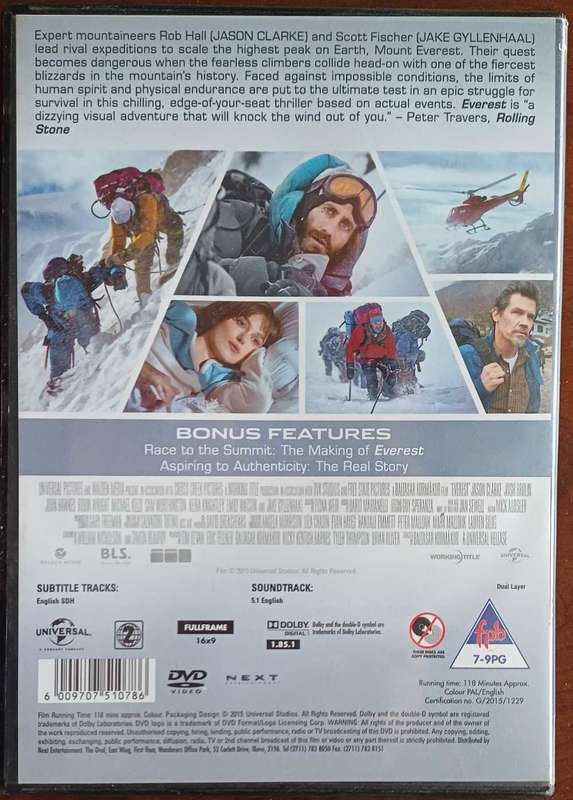 Everest dvd