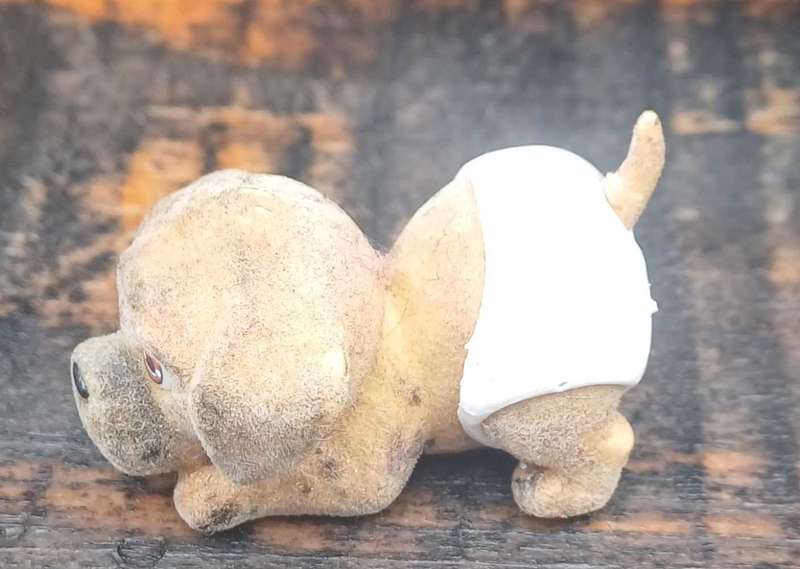 Vintage pocket puppy diaper toy