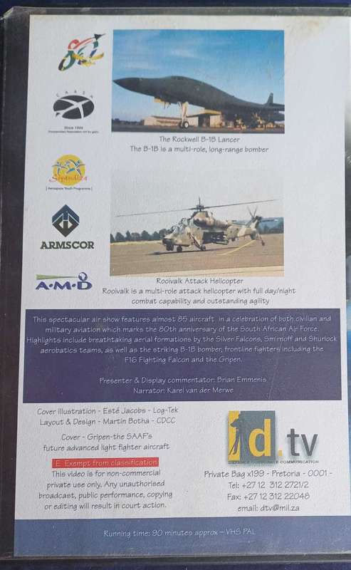 International air show 4-9 September 2000 vhs