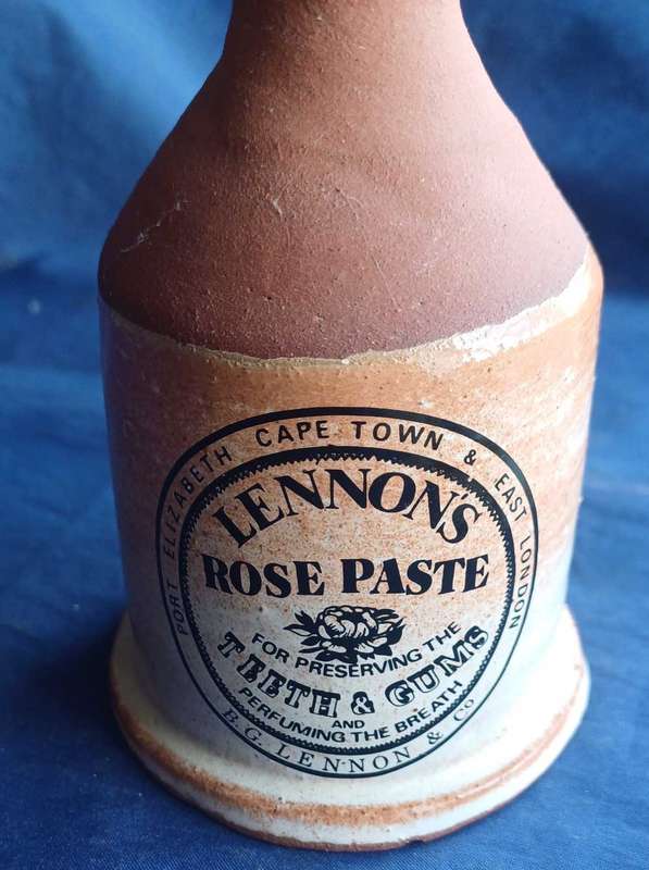 Lennons rose paste container