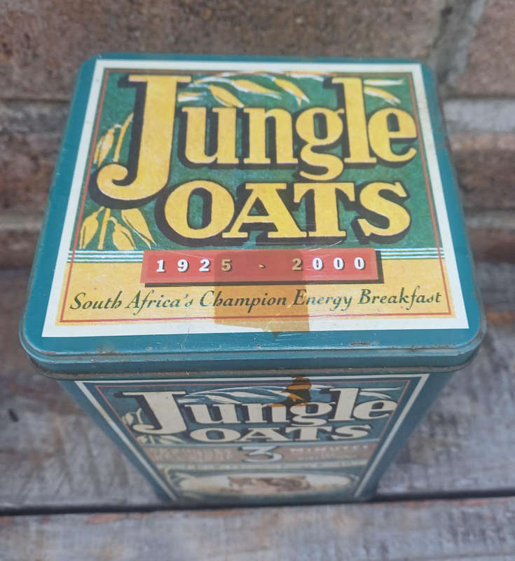 Jungle oats tin
