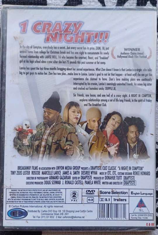 A night in Compton dvd *sealed*
