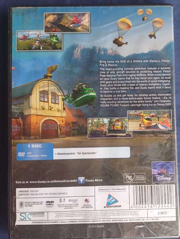 Planes fire & rescue dvd