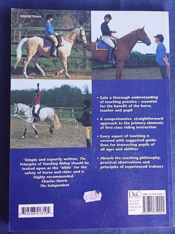 The principles of teaching riding