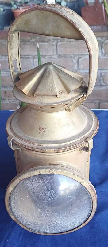 Vintage railway lamp