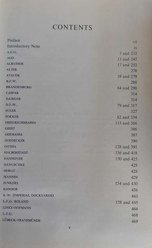 German aircraft of the first world war