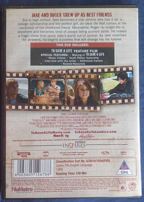 To save a life dvd