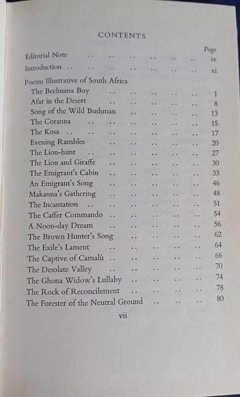 Poems illustrative of South Africa by Thomas Pringle