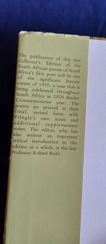 Poems illustrative of South Africa by Thomas Pringle