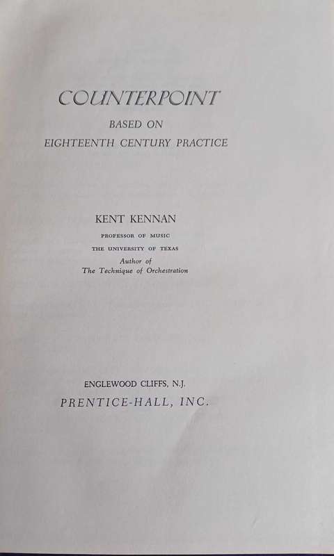 Counterpoint by Kent Kennan