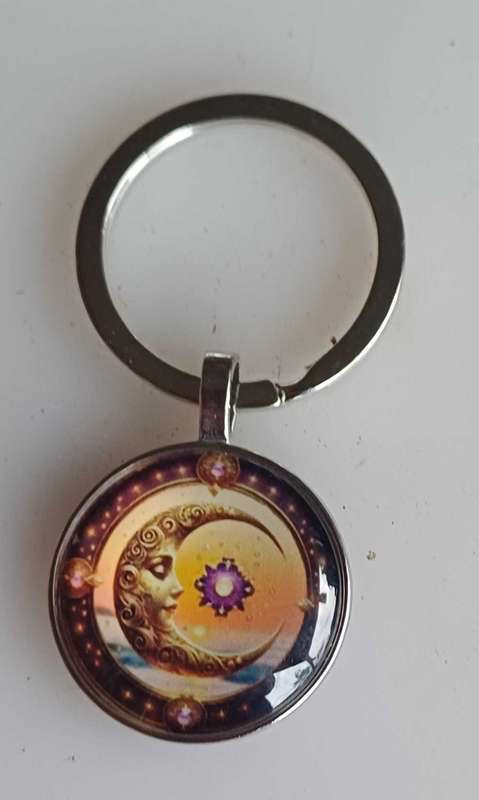 Moon keyring