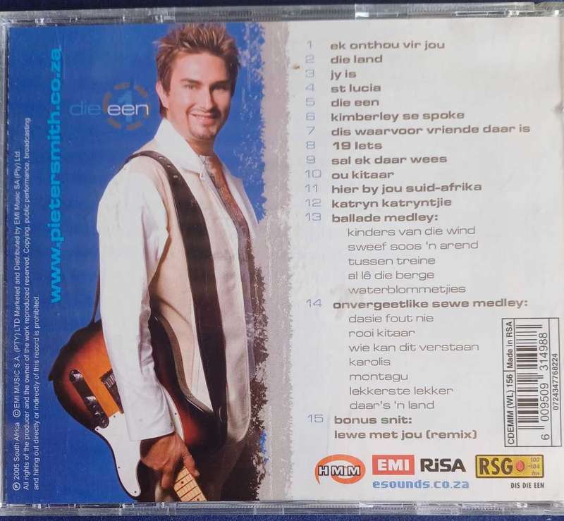 Pieter Smith - Die een cd