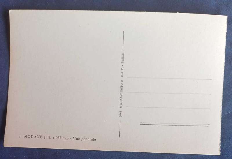 Vintage real-photo C.A.P. Paris postcard