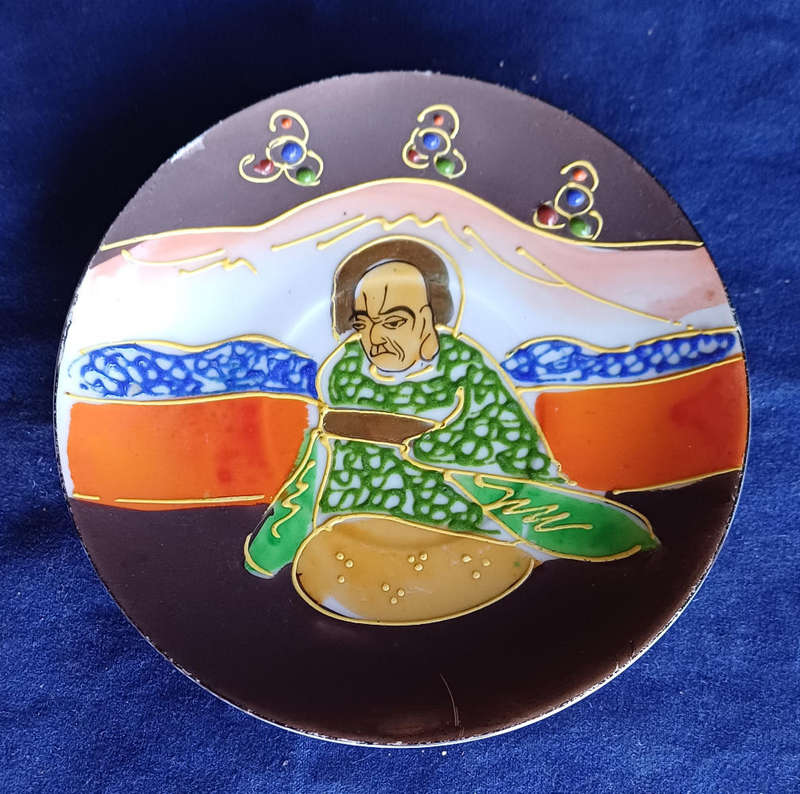 Small Japanese teacup and saucer