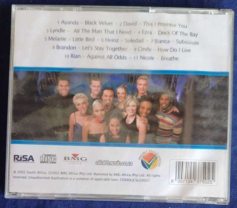 Idols the album cd
