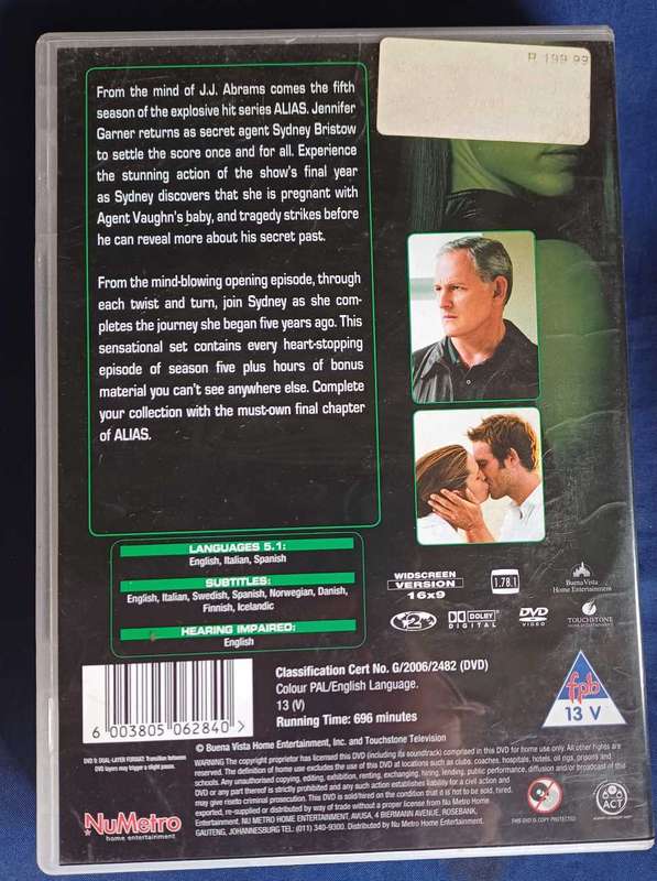 Alias - final season dvd