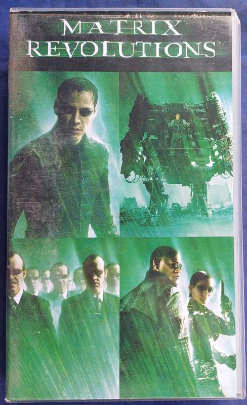 Matrix revolutions vhs