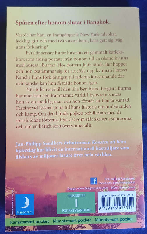 Konsten att hora hjartslag by Jan-Phillip Sendker