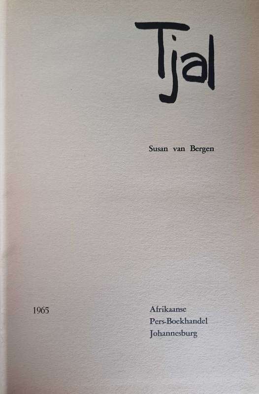 Tjal deur Susan van Bergen