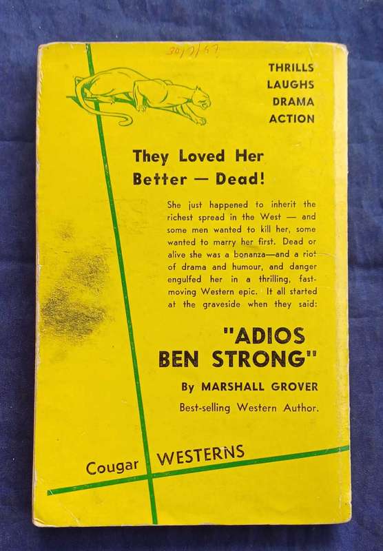 Adios Ben Strong by Marshall Grover