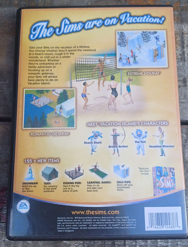 The Sims vacation expansion pack