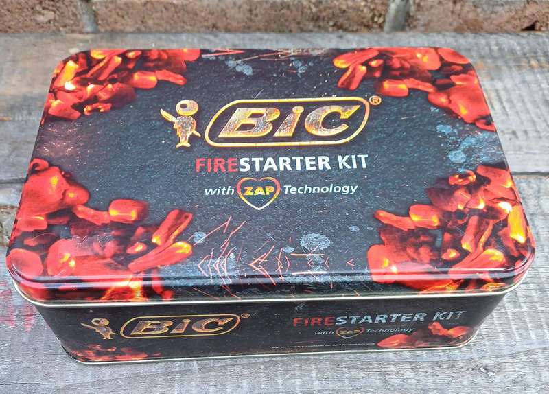 Bic firestarter kit tin (empty)