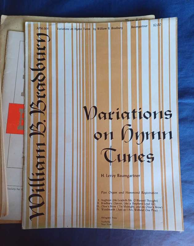 Lot of vintage music books