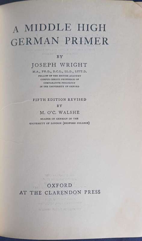 A middle high German primer