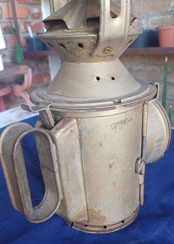 Vintage railway lamp