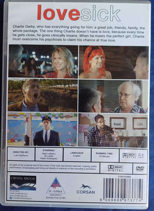 Lovesick dvd