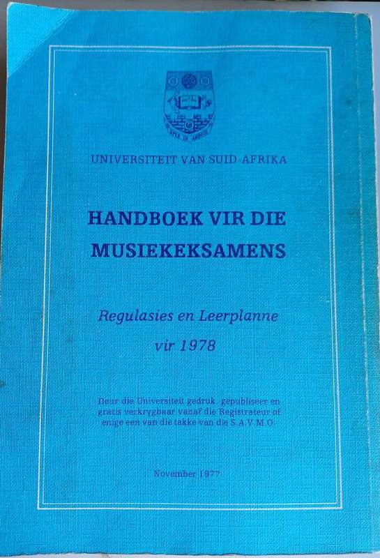 Music examinations handbook
