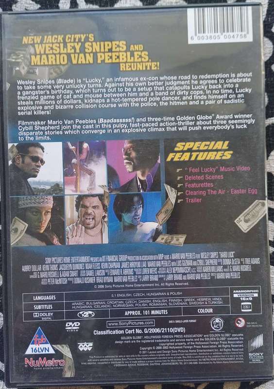 Hard luck dvd