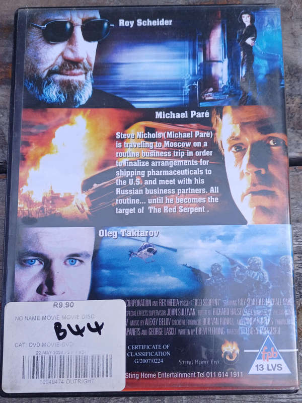 Red serpent dvd