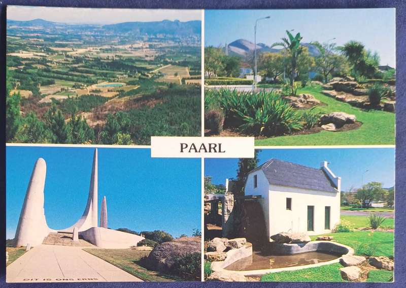 Paarl Valley postcard