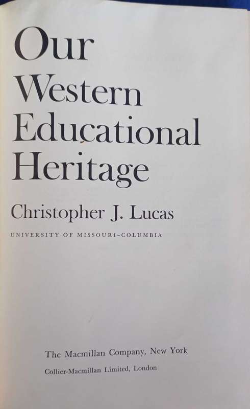 Our Western educational heritage