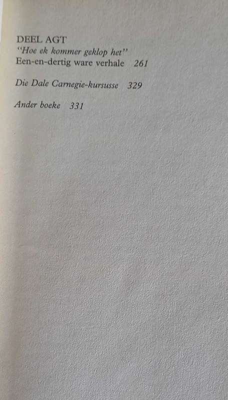 Hoe om kommer te verdryf en te begin leef deur Dale Carnegie