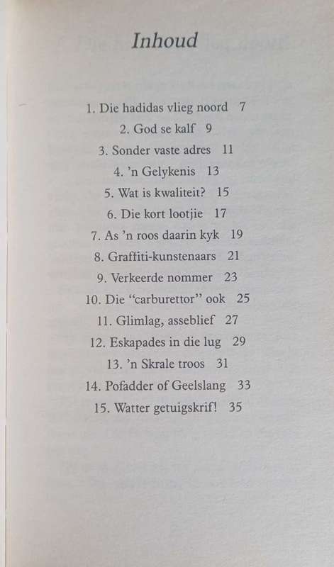 Sonlig in die reen deur Kobus van der Westhuyzen