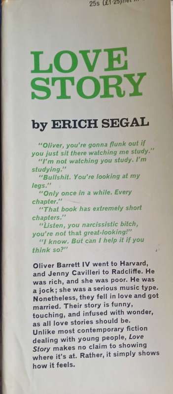 Love story by Erich Segal - first edition