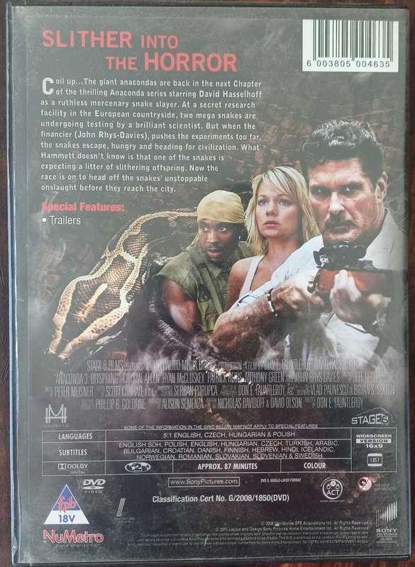 Anaconda 3 offspring dvd
