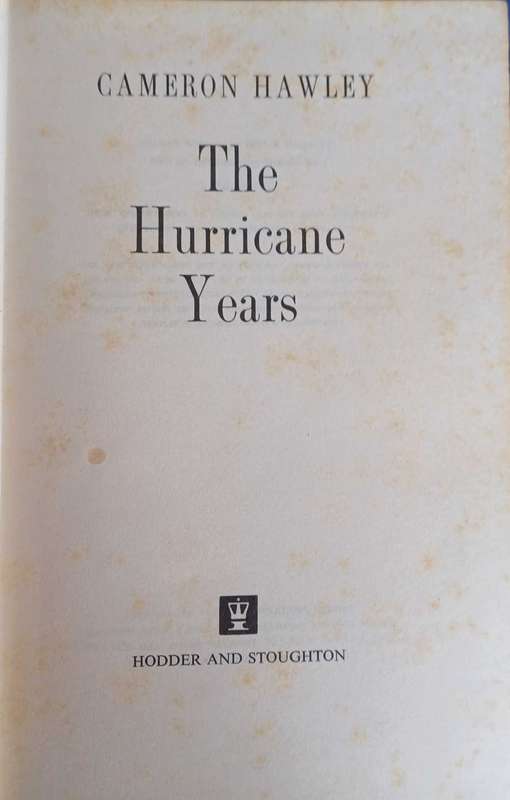 The hurricane years by Cameron Hawley