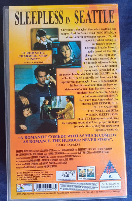 Sleepless in Seattle vhs