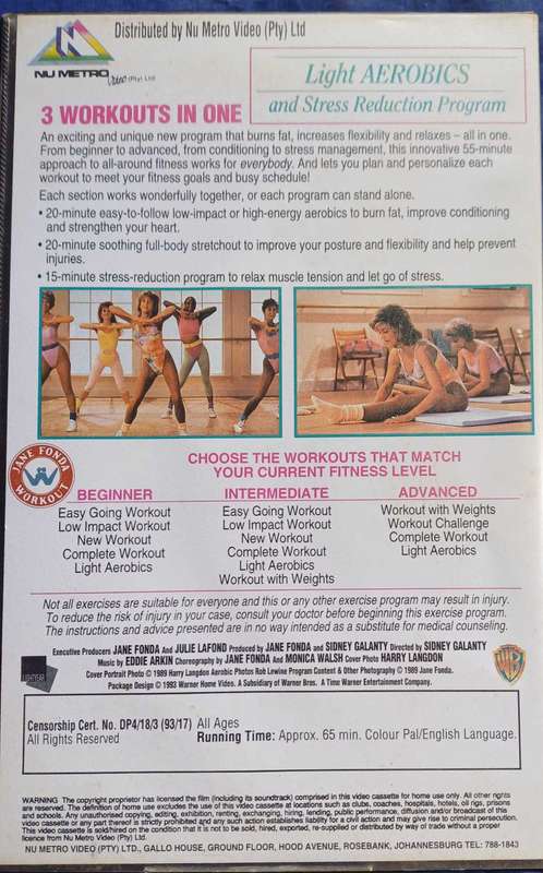 Light aerobics vhs