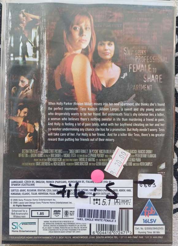 Single white female 2 dvd